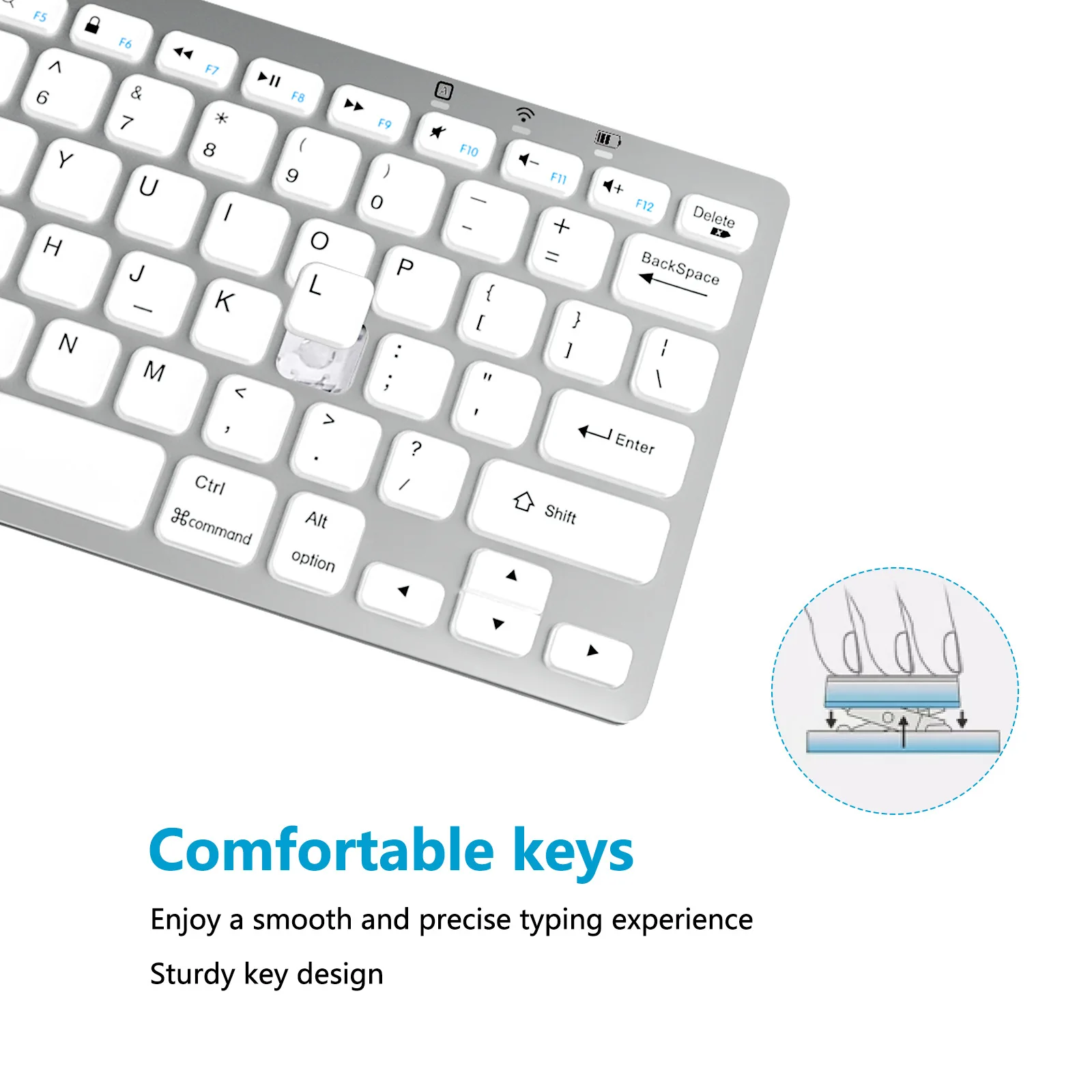 Russian Tablet Keyboard Wireless For iPad Tablet Korean English Letters Portable Keyboard Lightweight IOS Android Windows YC28