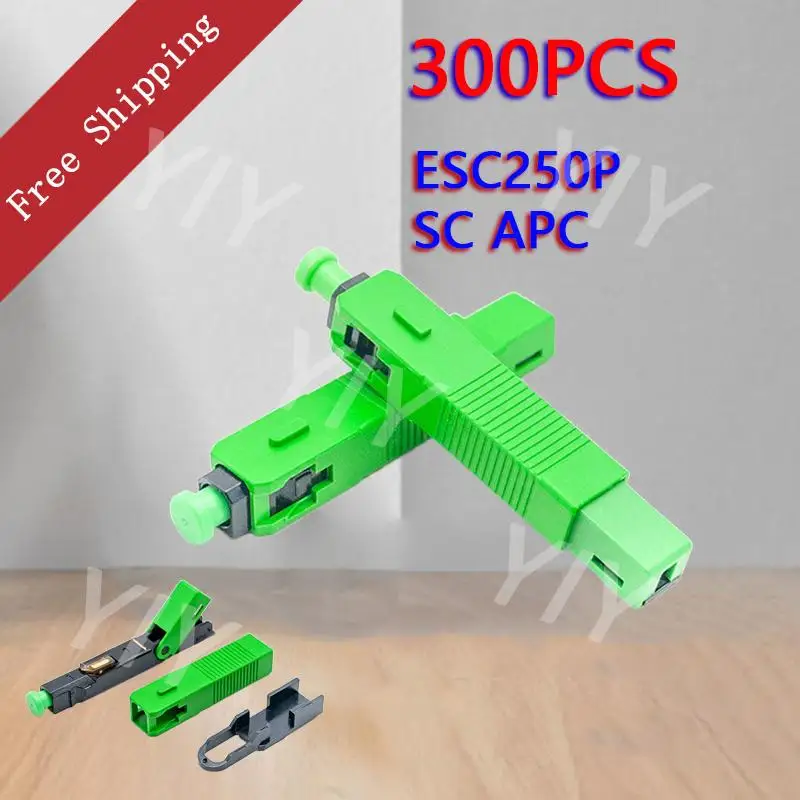 Free Shipping MESC250P SC APC FTTH Fast Conector Optical Fiber Quick Connector SC Embedded Type