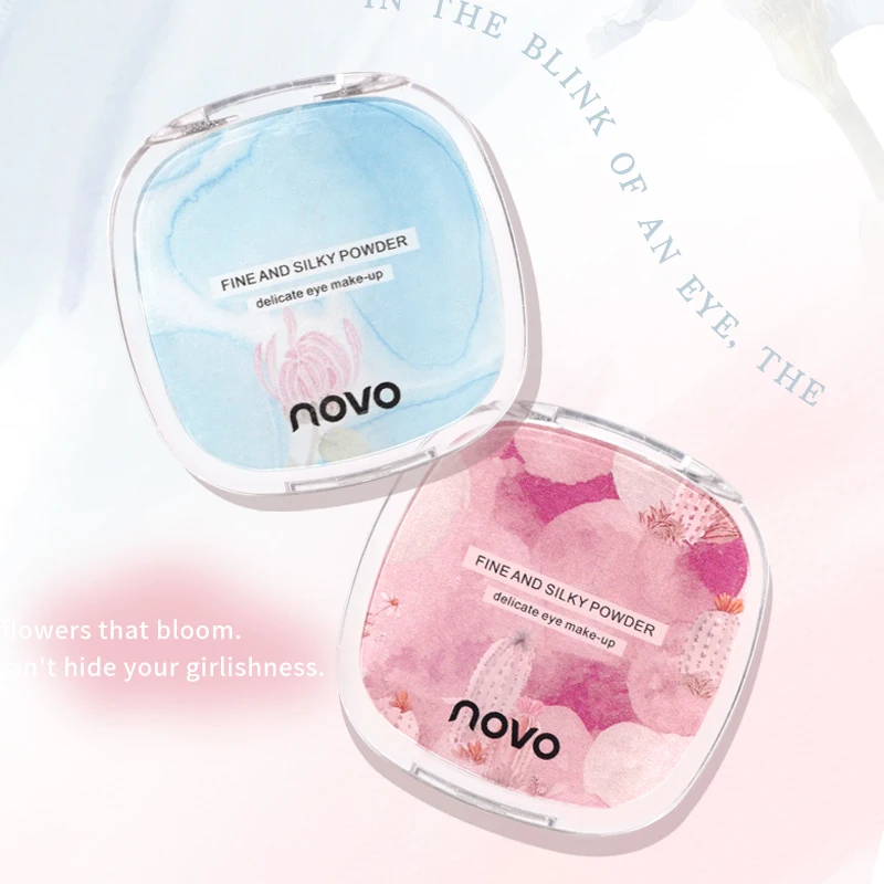 マットとパールのような効果を持つ4色のアイシャドウパレット、ウォータープルーフで長持ちし、自然に溶け込みます。