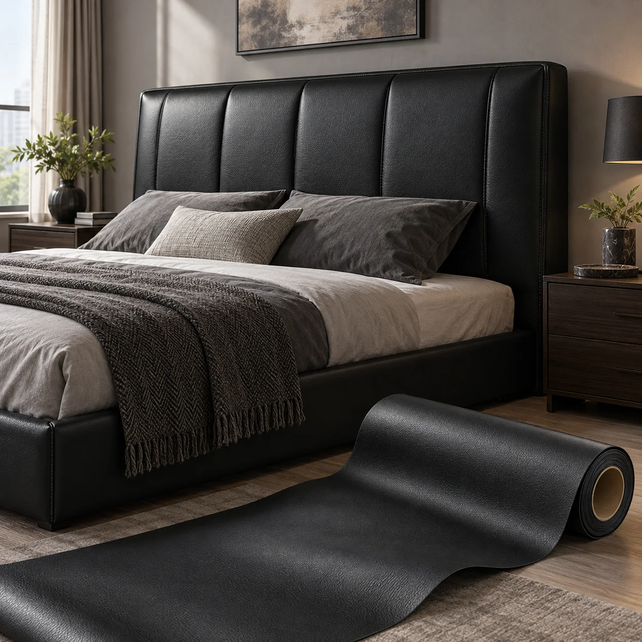 Refurbishment of the Surface of Bed Headboards and Dining Chair Cushions. Self-Adhesive Pu Leather Repair Patches Suitable for Car Door Panels and Storage Stools. Adhesive Backing, Easy to Cut, Multiple Sizes Available