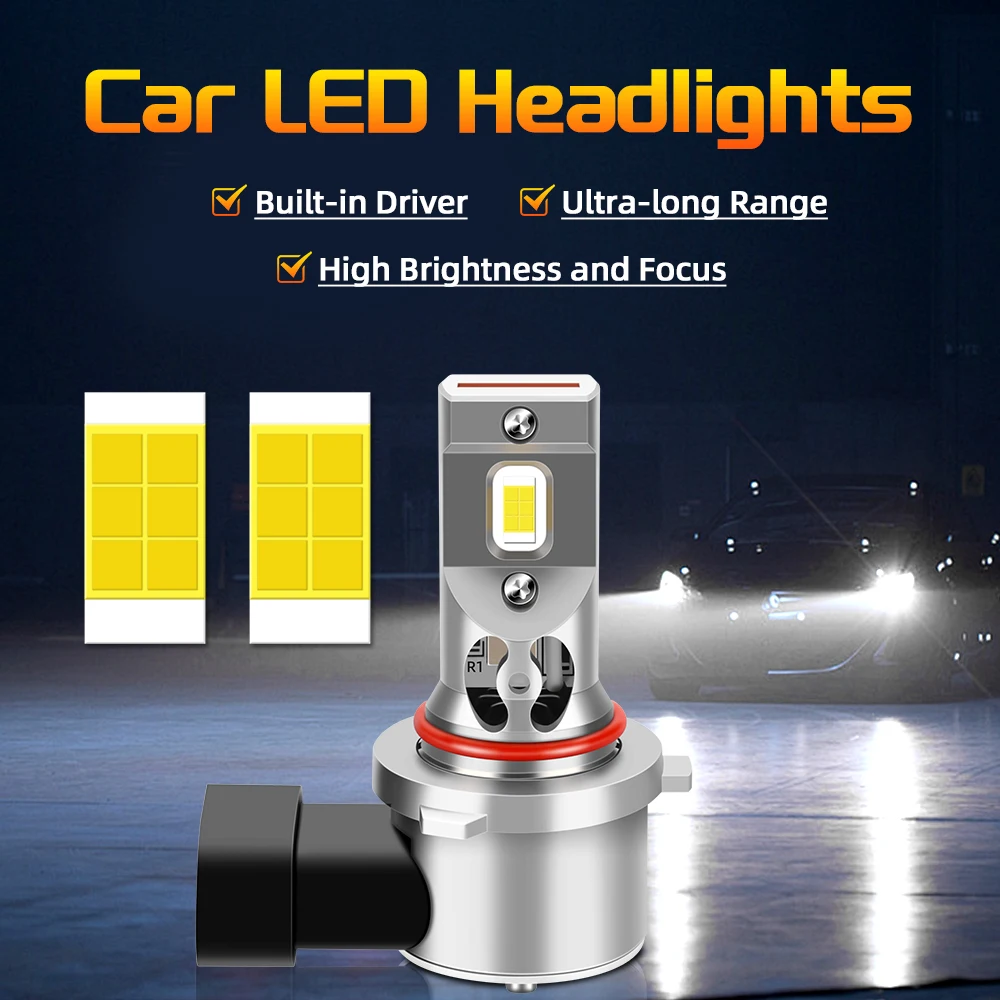 

For Acura CSX 2006-2011 9005 9006 Hi/Lo Beam Light Bulbs 20000LM Car Headlight Bulbs 6500K HB3 HB4 Automobile Lamps