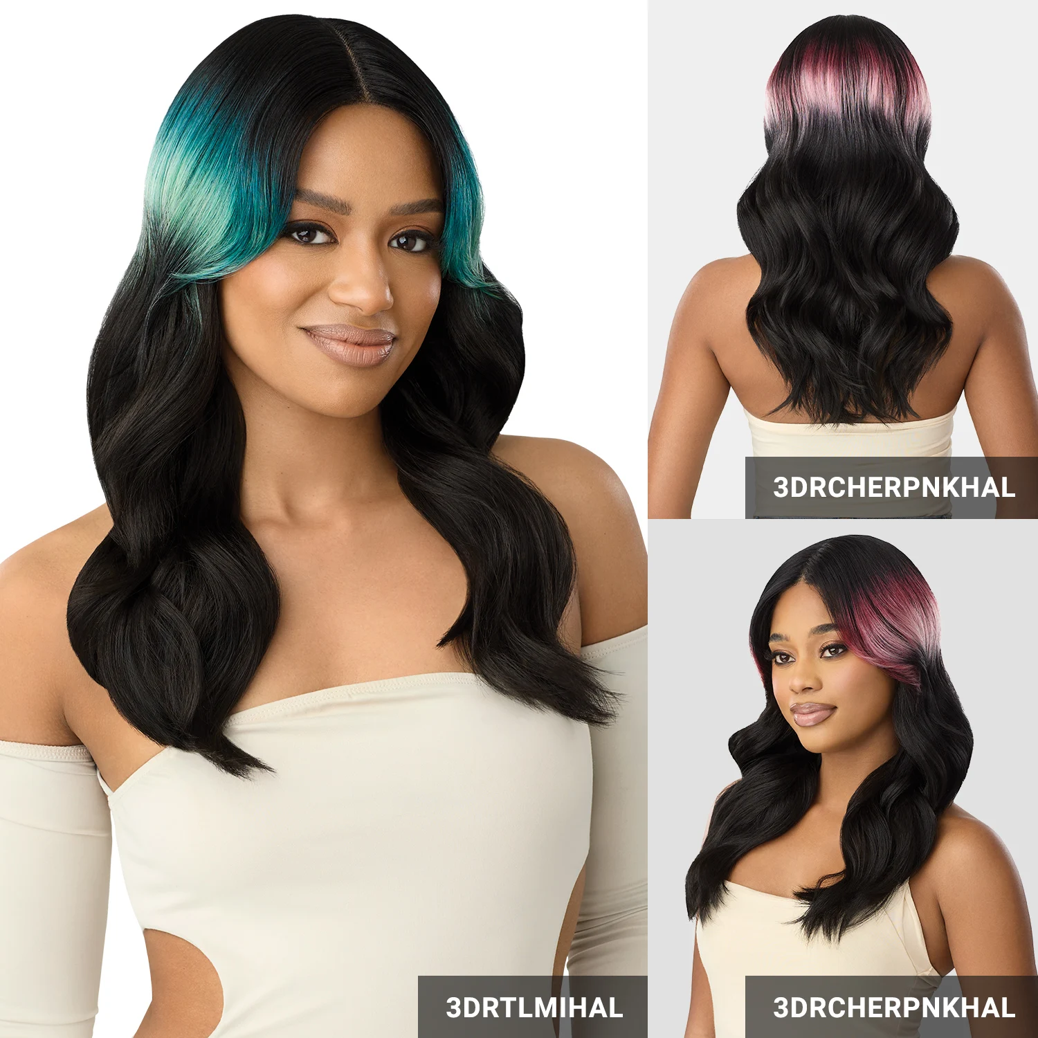 Outre HD Lace Front Synthetic Wig Glueless Color Bomb CB 102