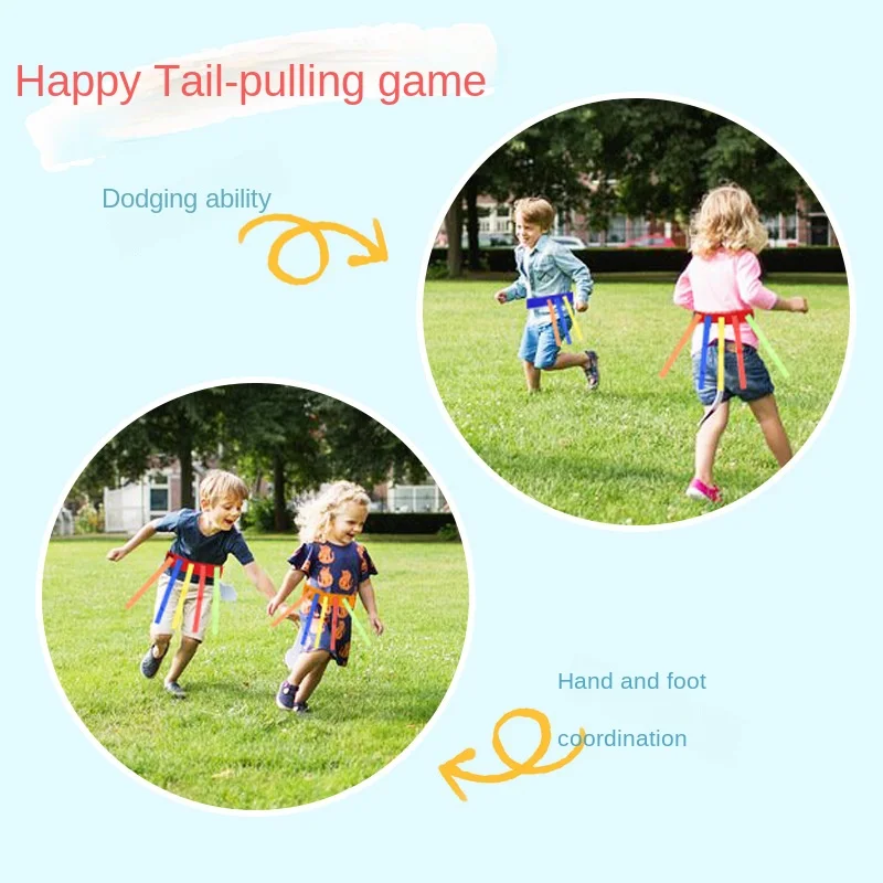 Catch Tail Children\'s Outdoor Fun Interactive Game Training Equipment Teamwork Game Toys