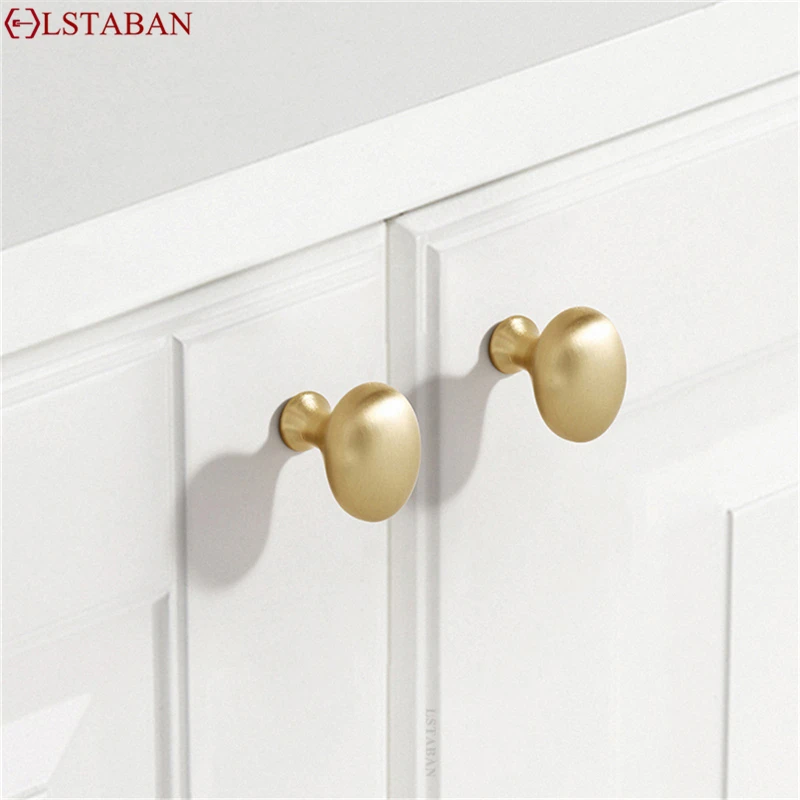 Pigeon Egg Oval Kitchen Cabinet Handle Zinc Alloy Cupboard Drawer Solid Knob Wardrobe Dresser Handle Furniture Hardware Pulls
