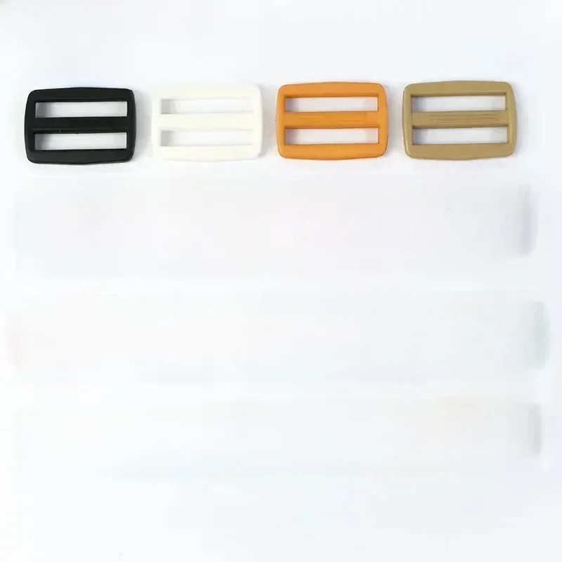 30 sztuk Meetee 16-25mm plastikowe klamry pasek plecakowy regulator haki pasek do torby Tri-Glide suwak pierścień zapięcie DIY akcesoria sprzętowe — zdjęcie 2