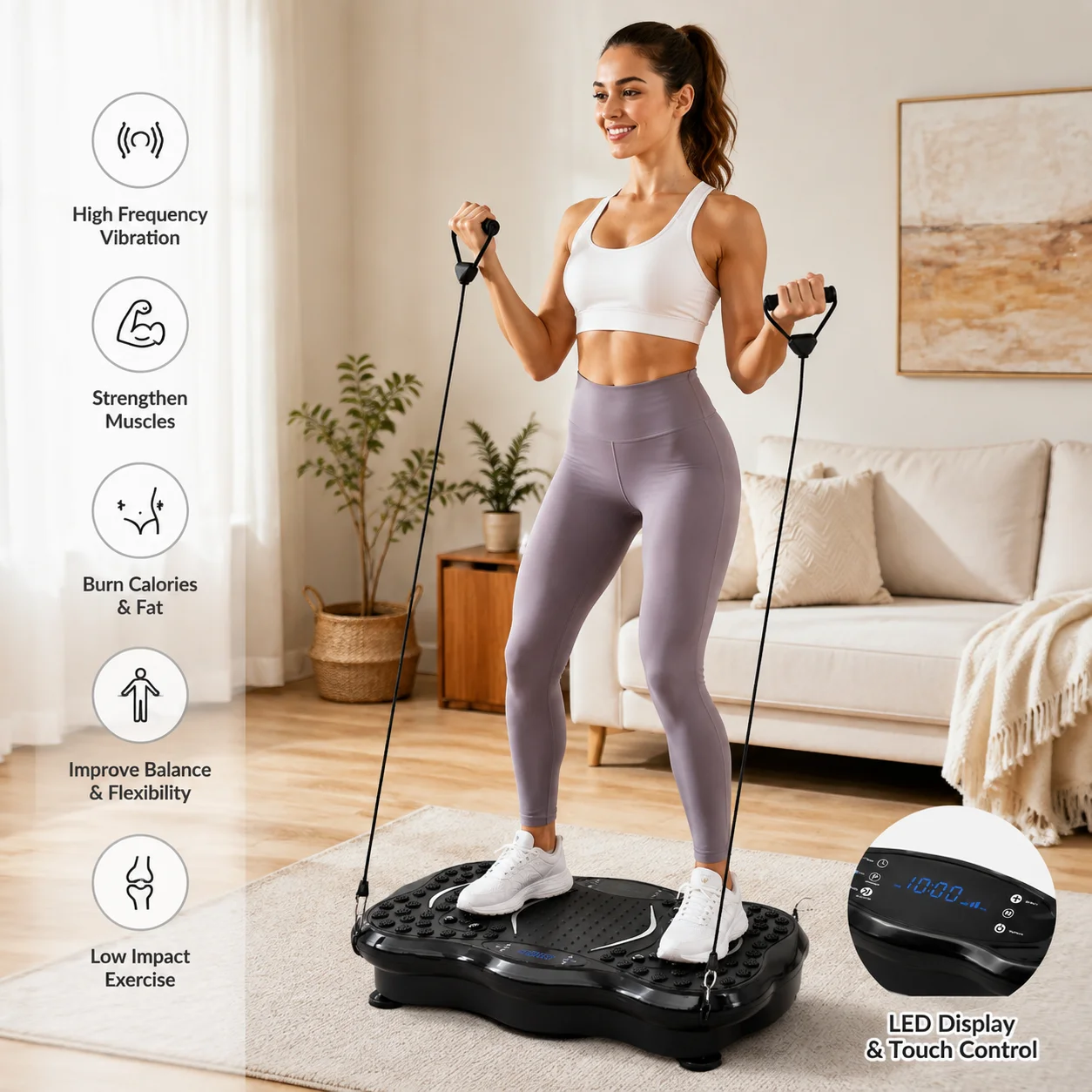Plateforme vibrante pour exerc - Home Gym Training Program avis et prix