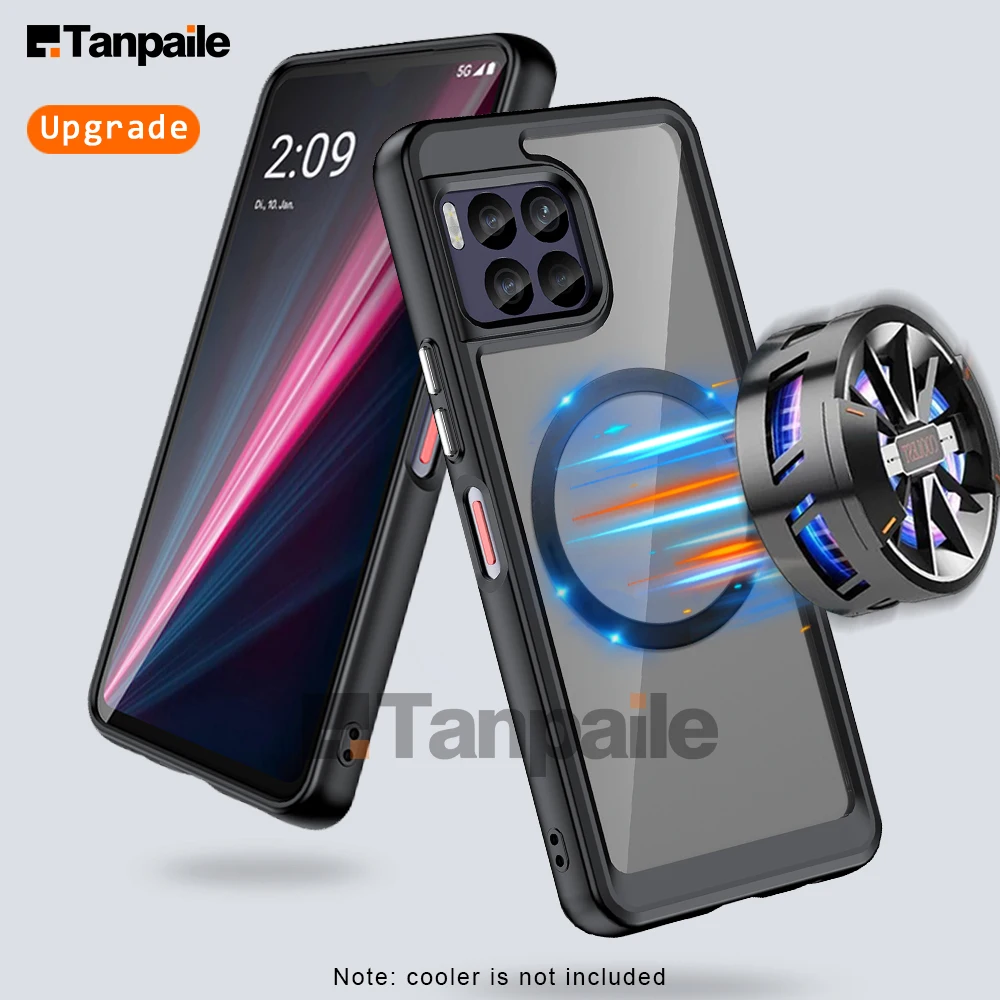 Tanpaile Shockproof Case For T-Mobile REVVL 7 Pro Case Minimalist Slim Thin Phone Cover For T Phone 2 Pro Bumper Casing【Upgrade】