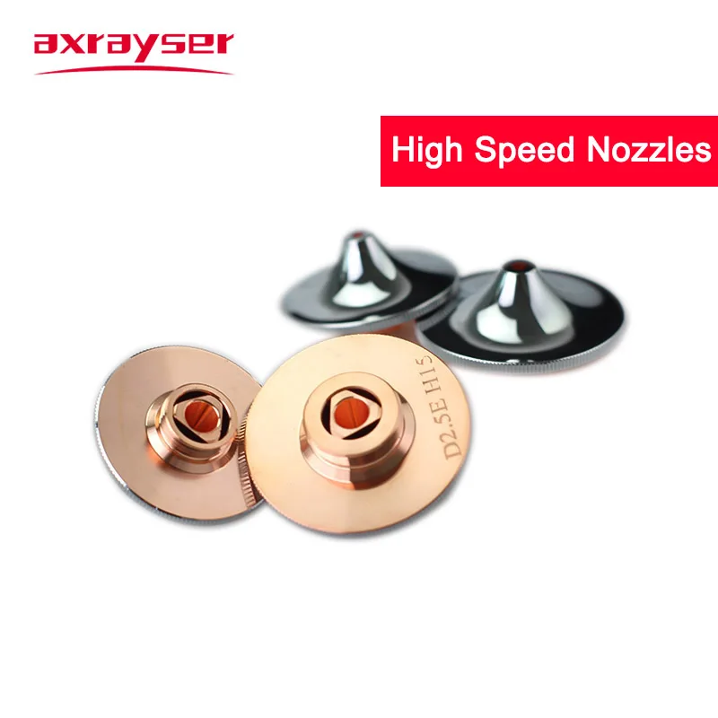 High Speed Laser Nozzles Dia28/32mm M11/M14 Double Layer Chrome Plated for HSG HANS Precitec Raytools WSX CNC Laser Head Parts