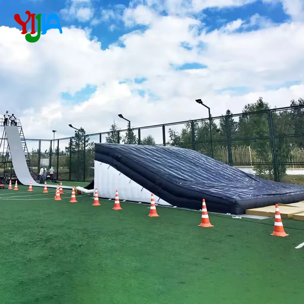 

Большая надувная подушка безопасности 20 футов для уличного трюка MTB FMX Air Bag Ramp Lander Moto Landing Air Bag для всех экшн-спортов