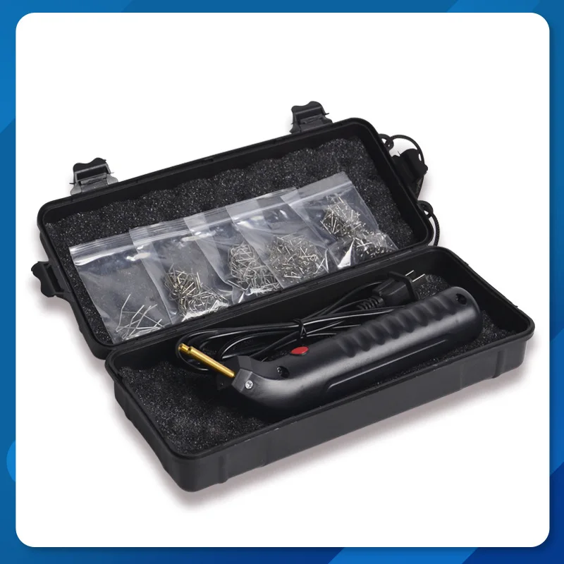 Plastic Welding Machine Kit – Automotive Bumper Crack Repair Gun with Hot Stapler & Soldering Iron (Garage Tool)