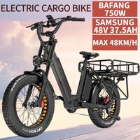 2024 ELECTRIC CAOGO BIKE BAFANG 750W SAMSUNG 48V37.5AH REMOVABLE BATTERY MAX SPEED 48KM/H HYDRAULIC BRAKE 20 INCH ELECTIR BIKE