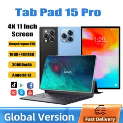 2024 nuova versione globale Pad 15 Pro 11 pollici HD Tablet originali 5G WiFi Android Mini pc Google Play Tablet