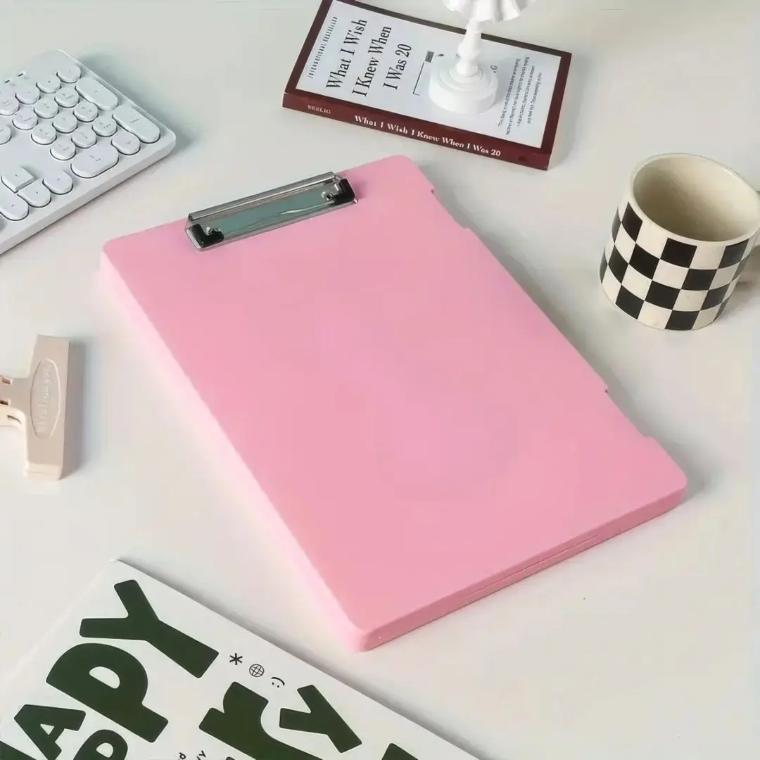 2PCS Premium Plastic A4 File Organizer Binder - Secure Lock & Safety Seal, Heavy-Duty Rectangular Design