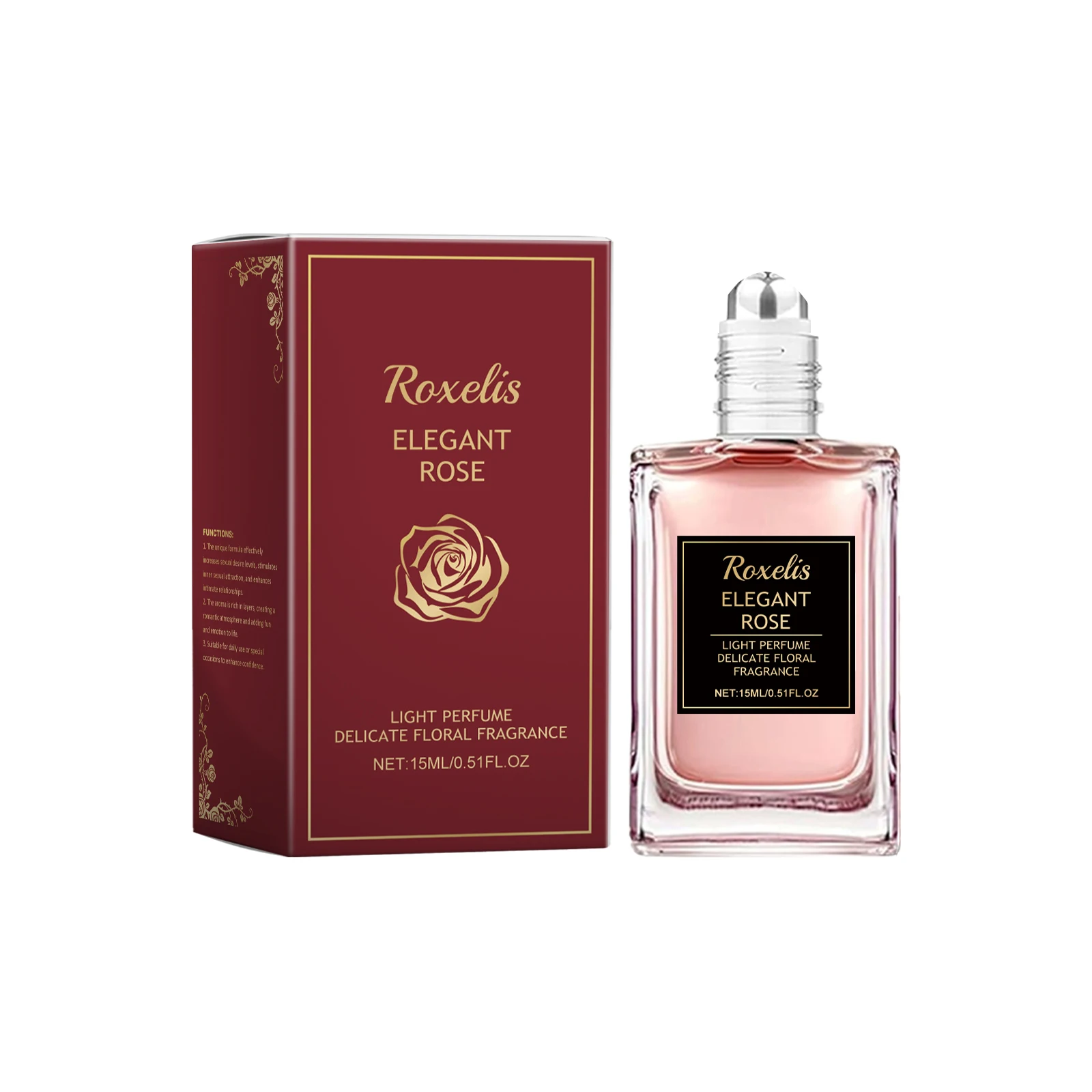 عطر زيت الورد المزاج السلس تعزيز جو الأزواج المحسن انتشار سحر طويل الأمد الأزهار فرمون جذب العطور
