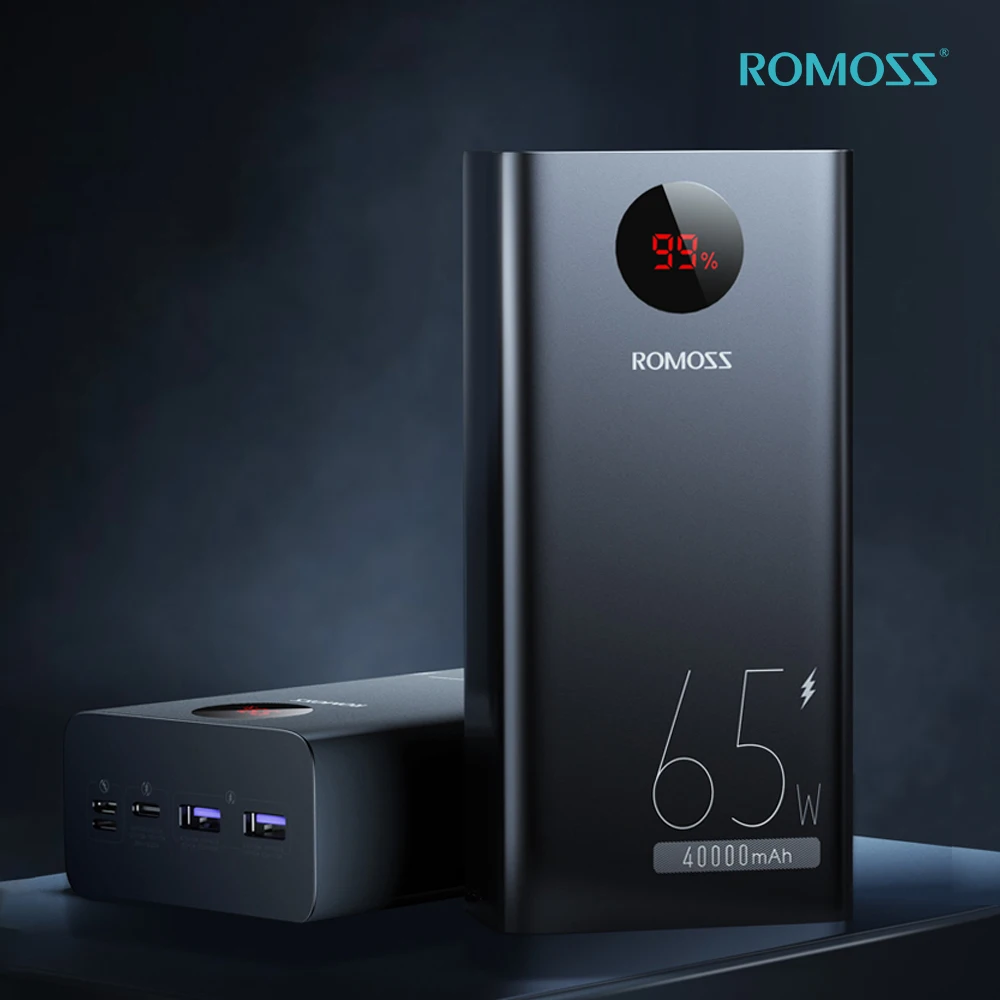 ROMOSS PEA40 Pro High Power ultra fast charge 65W large capacity auxiliary battery 40000mAh