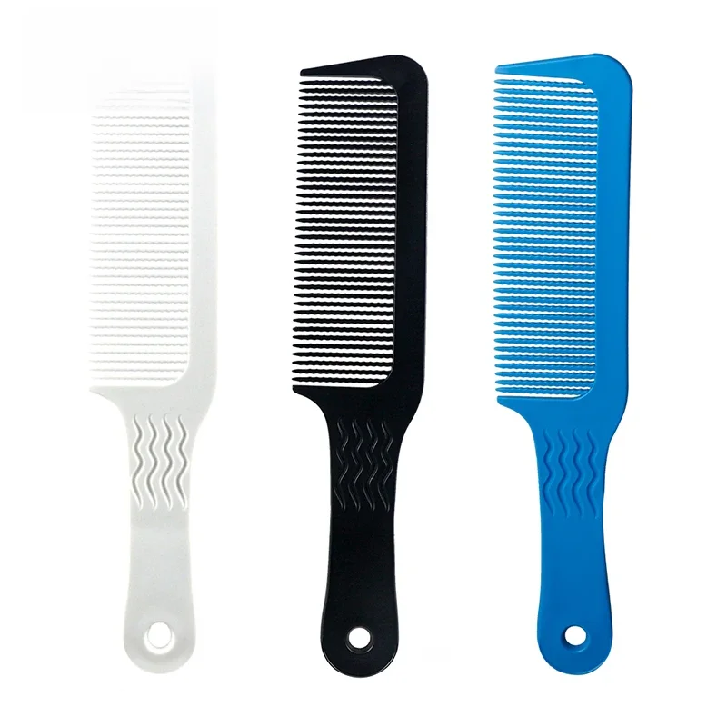 Peigne de tondeuse de coiffure antistatique, peigne à dessus plat pour coiffeur, peigne de coupe, outils de beauté professionnels pour Salon de coiffure