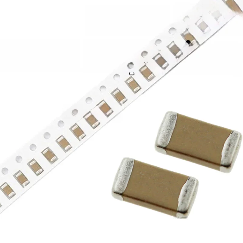 100szt 1206 50V SMD Grubowarstwowy wielowarstwowy kondensator ceramiczny 1pF- 22uF 1P 10PF 10NF 100NF 1UF 2.2UF 4.7UF 10UF 22PF — zdjęcie 2