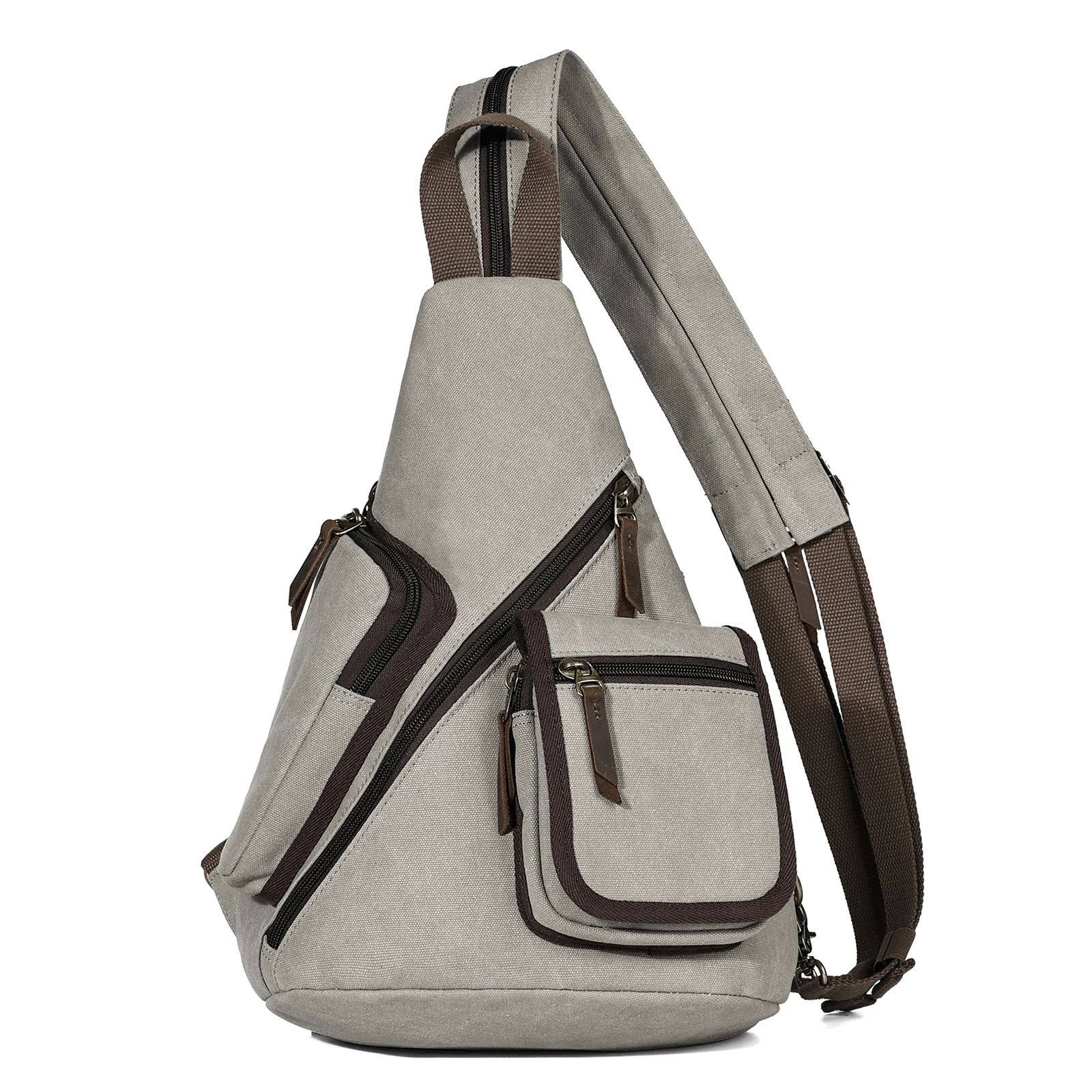 

KL928 Canvas Sling Bag - Casual Crossbody Shoulder Daypack Rucksack Backpack for Men Women