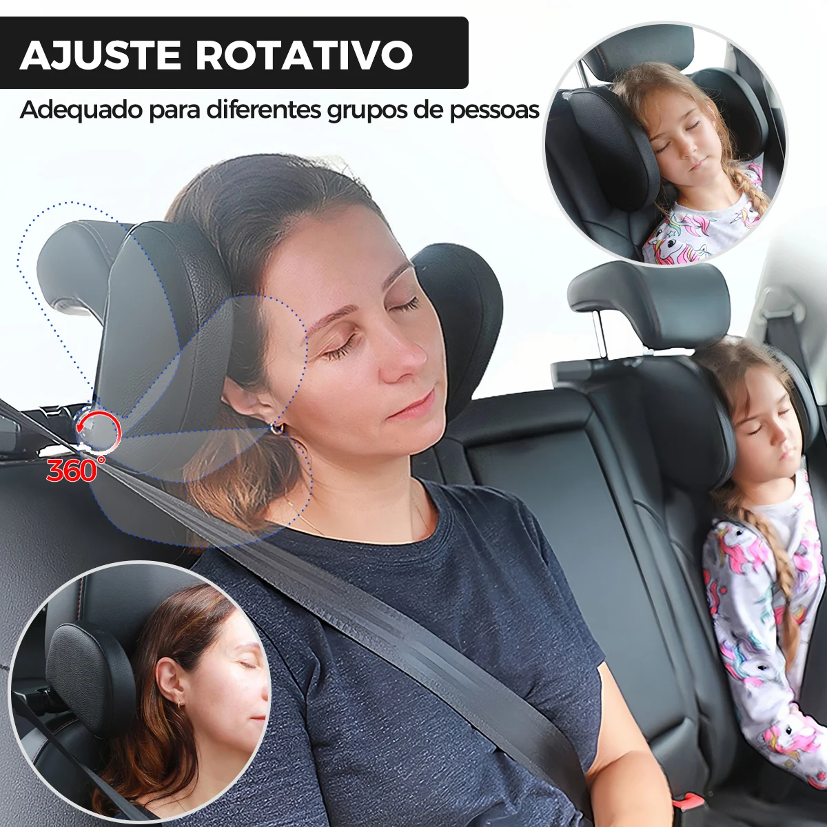 Multifunctional Side Cushion, Built-in Invisible Storage Hook and Aromatherapy Box, Upgraded Car Travel