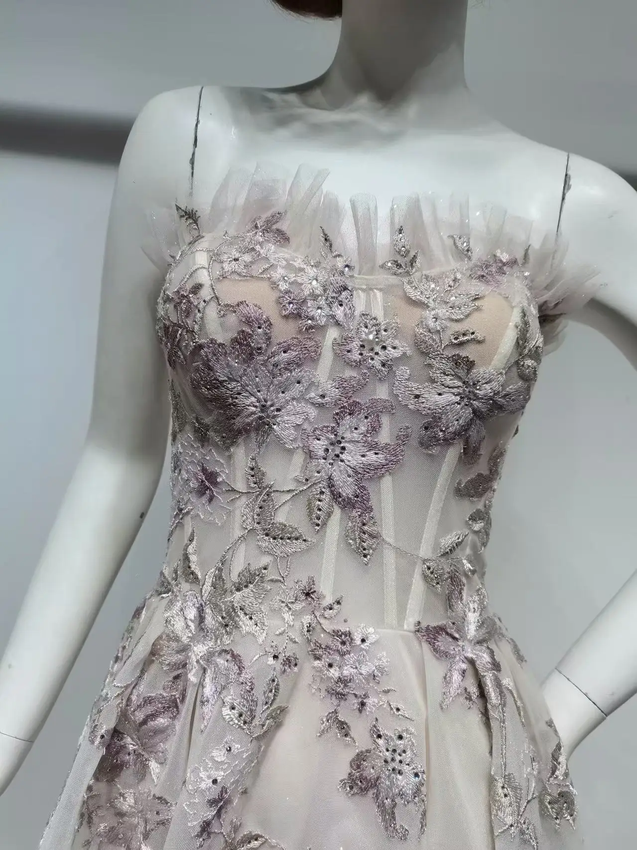 (تخفيضات) فساتين شاليمار تشانغ الوردية أزياء السيدات الفاخرة حزب اللباس للنساء حفل زفاف مثير فاخر مخصص