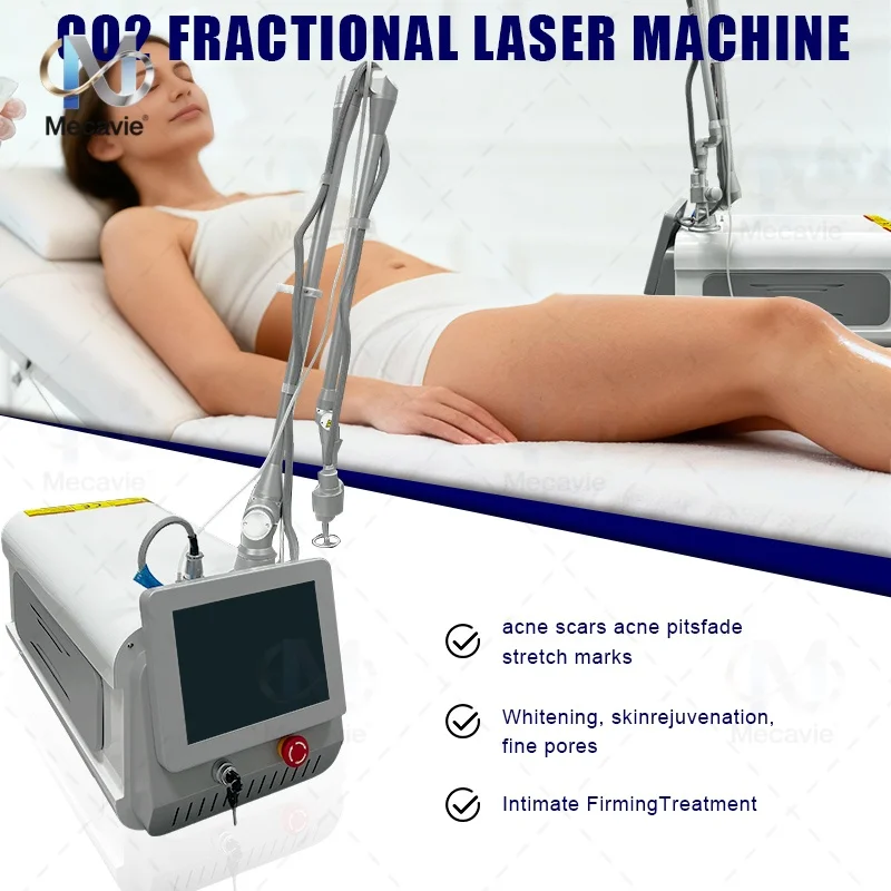 Salon CO2 Fractional Skin Care Device For Skin Renewal Scar Stretch Mark Mole Care And Private Area Tightening Multifunctional