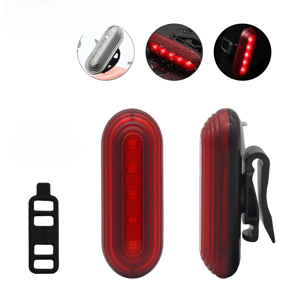 AliExpress cycle zone Bicycle Rear Light Type-C Rechargeable Bike Tail Light 360° Rotation Taillight for Night Safety Cycling MTB Road Bike Accessory