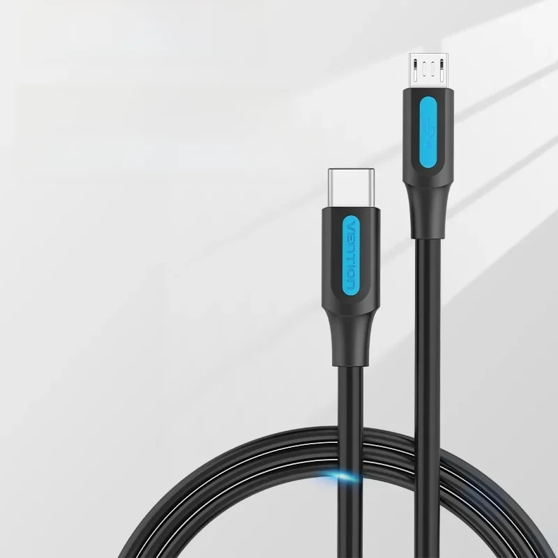 Vention Type C vers Micro USB câble rapide USB type-c adaptateur pour Samsung Huawei Xiaomi MacBook Pro OTG téléphone portable câble Micro USB