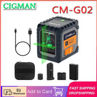 Cigman Cm-G02 2 Lines Laser Level Self-Leveling Rechargeable 1000Mah Li-Ion Battery