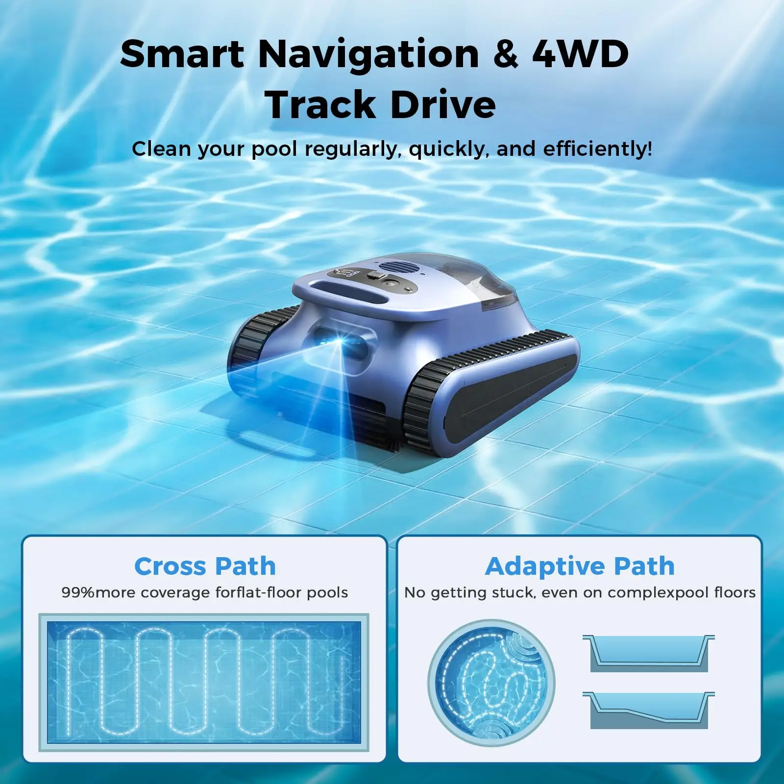 aspirateur robot piscine seauto – vue détaillée