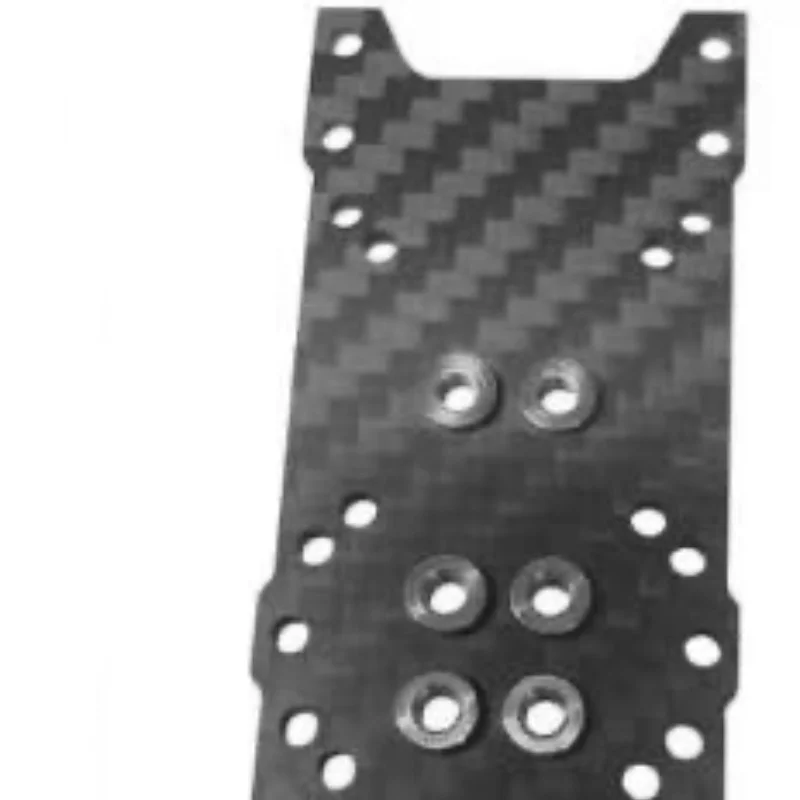 Proceso de hoja de fibra de carbono, placa de carbono, mecanizado CNC, fresado T700 T300, grabado mate brillante, brazo de Dron de avión RC, marco FPV
