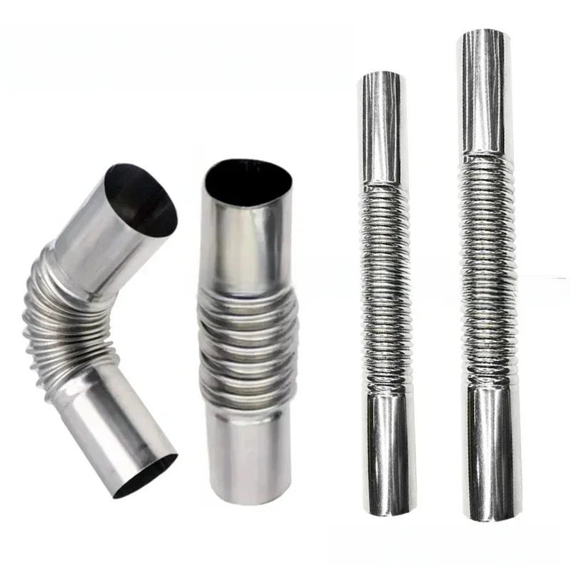 Tube d'échappement 15cm/20cm, accessoires de voiture, connecteur coudé, chauffage Diesel avec 2 pinces pour Eberspacher Webasto