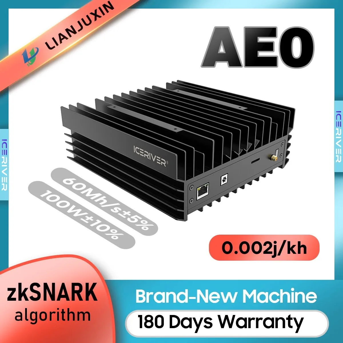 

KO BUY 2 GET 1 FREE ICERIVER AE0 Miner ALEO 60MH/s 100W zkSNARK Algorithm Ship in April 2025 NEW
