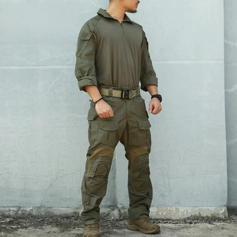 Emersongear Tactische G3 Combat Uniform Sets Shirts Broek Verbeterde Versie Heren BIPtrainingspak Duty Cargo Broek Tops Nylon RG - afbeelding 2