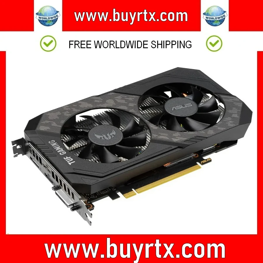 

2024 Used ASUS TUF GTX 1660 Ti 1660Ti 1660S 6GB GAMING Video Cards GTX1660Ti GTX1660 Super GPU Graphic Card