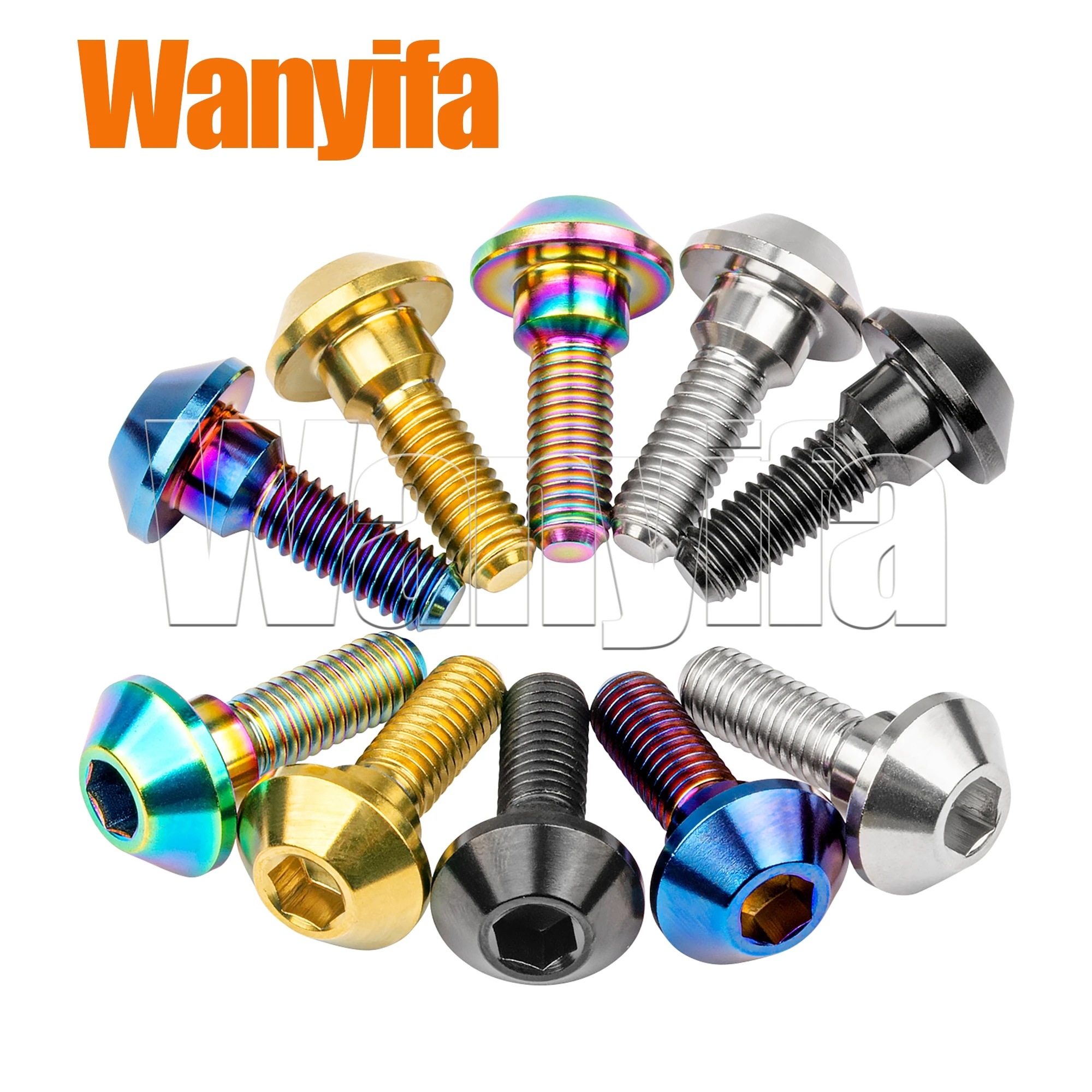 Wanyifa Motorfiets Bout M6x20/25mm Schijfrem Deel Paraplu Hoofd Hex Schroeven voor Yamaha Accessoires