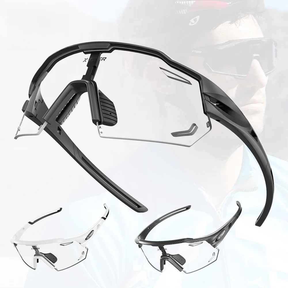 AliExpress X-TIGER Sport Color-changing Lenses Photochromic Polarized Glasses Bicycle  Riding Fishing Outdoor Sunglass road bike Equipment