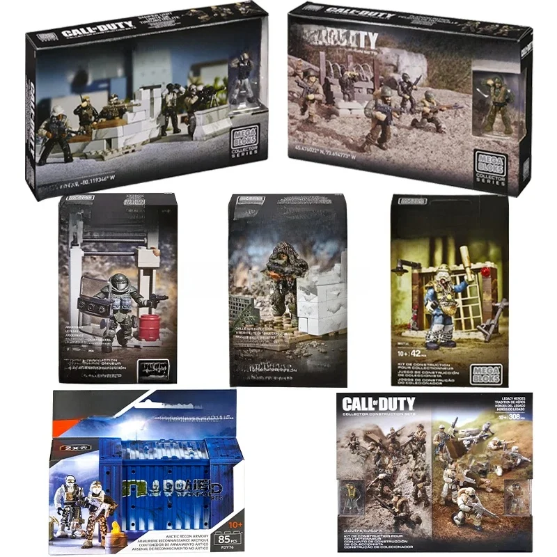 Original Mega Bloks Call of Duty collectionneur Construction série LEGACY HEROES unité de Sniper Arctic Recon Armory jeu figurine d'action