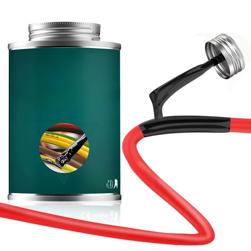Pâte isolante pour ruban électrique liquide, colle de ligne fixe à haute température pour la réparation du revêtement de câbles métalliques, mastic liquide à séchage rapide