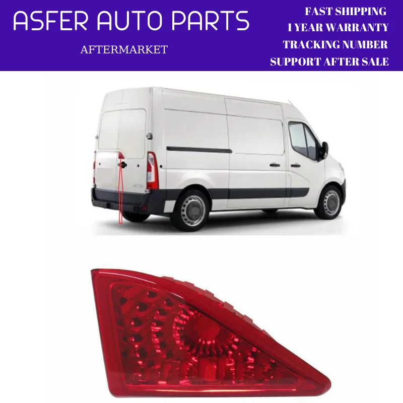 REAR CENTRAL BRAKE LIGHT RED LAMP FOR MASTER III 3 MOVANO B 2010+ OEM 265900021R FAST SHIPMENT FROM WAREHOUSE