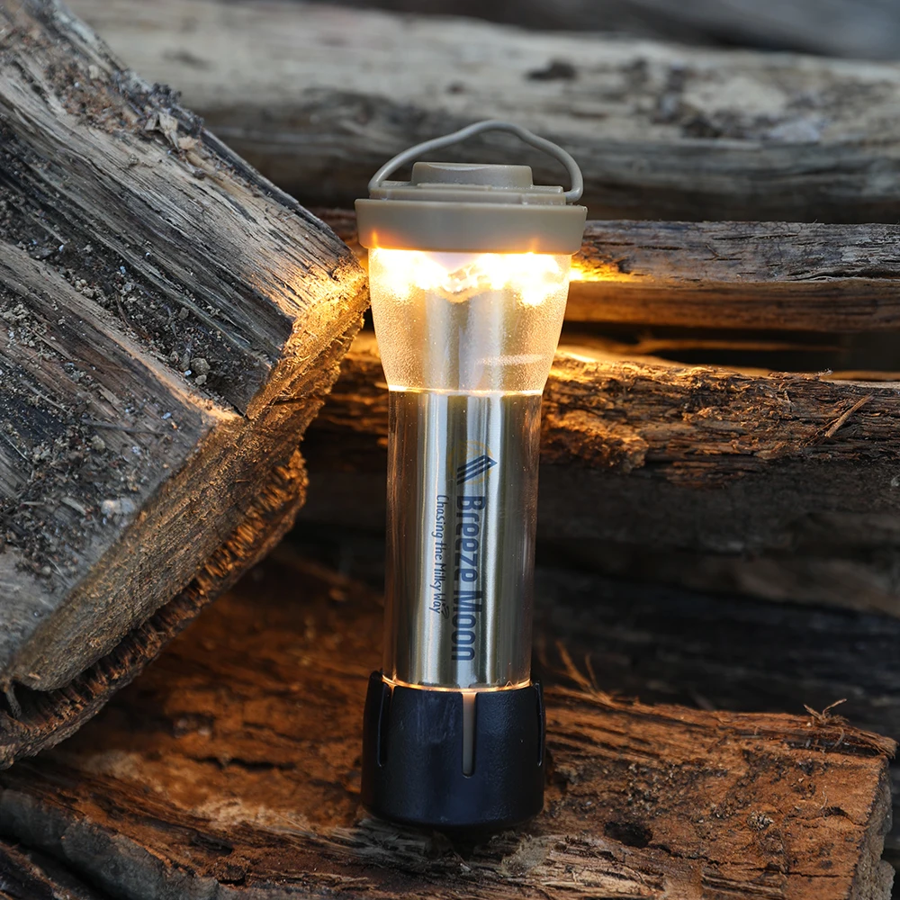 BreezeMoon emotional camping LED lantern with bone-to-shade black poison compatible