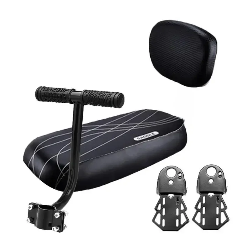 AliExpress Cycle Accessories Parts Bicicleta Bicycle Rear Seat Saddle Child With Back Rest Handle Armrest Footrest Pedal
