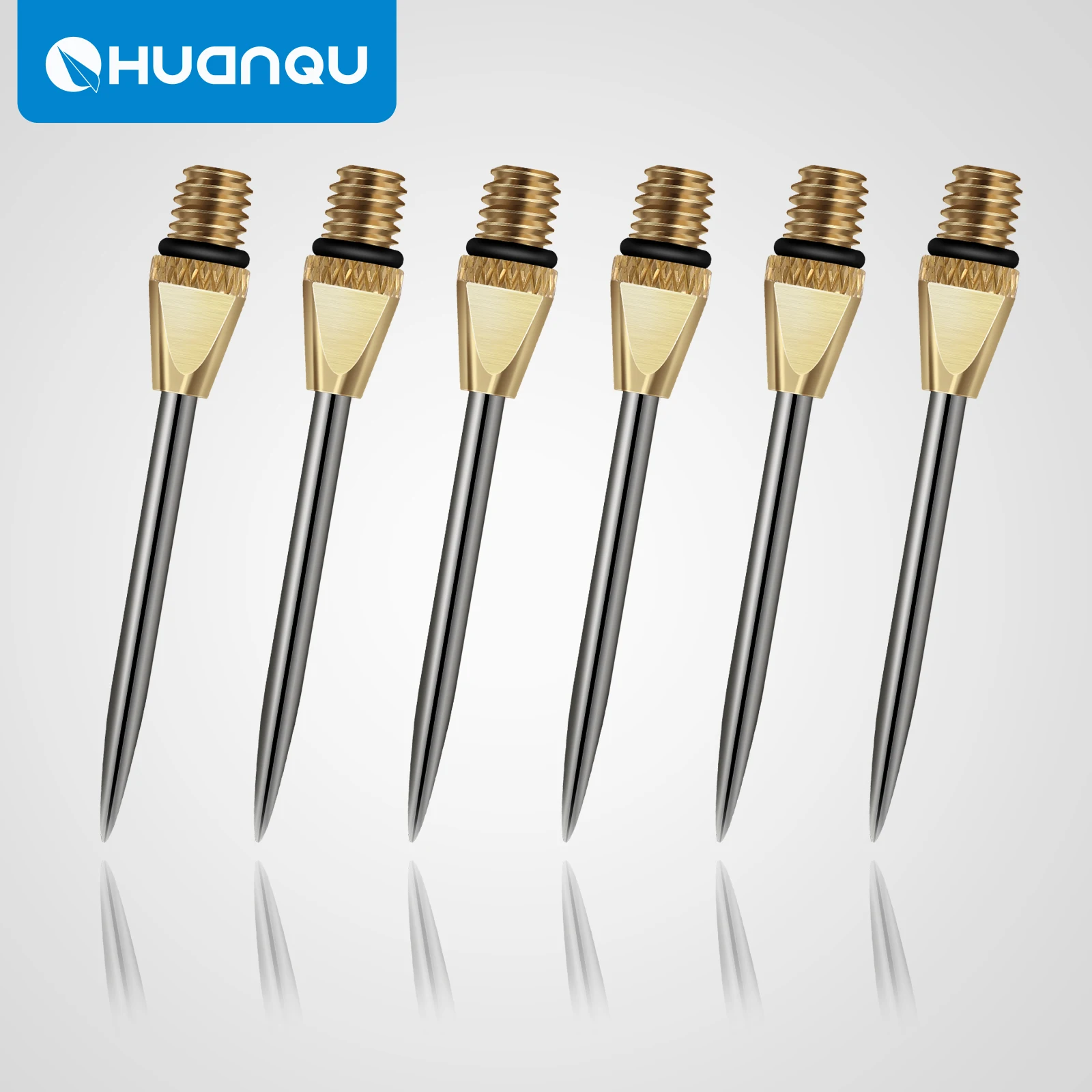 

Huanqu Universal Dart Replacement Tips Standard 2Ba Thread Copper Six-Pack Dart Accessories Soft Tip Dart Conversion Needle Darts Durable Dart Tips Suitable for All Types of Soft Tip Darts