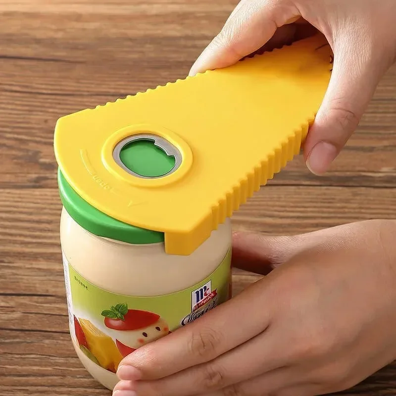 Wielofunkcyjny Capper Twister Przenośny otwieracz do butelek Uniwersalny antypoślizgowy otwieracz do butelek w puszkach Oszczędność pracy Twist Bottle Cap Gadżety kuchenne — zdjęcie 2