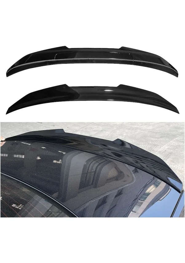 For Bmw 5 Series G30 Psm Spoiler  Piano Black Abs Plastic - Sporty Auto Styling Design Diffuser Bumper Extension Hood Protector