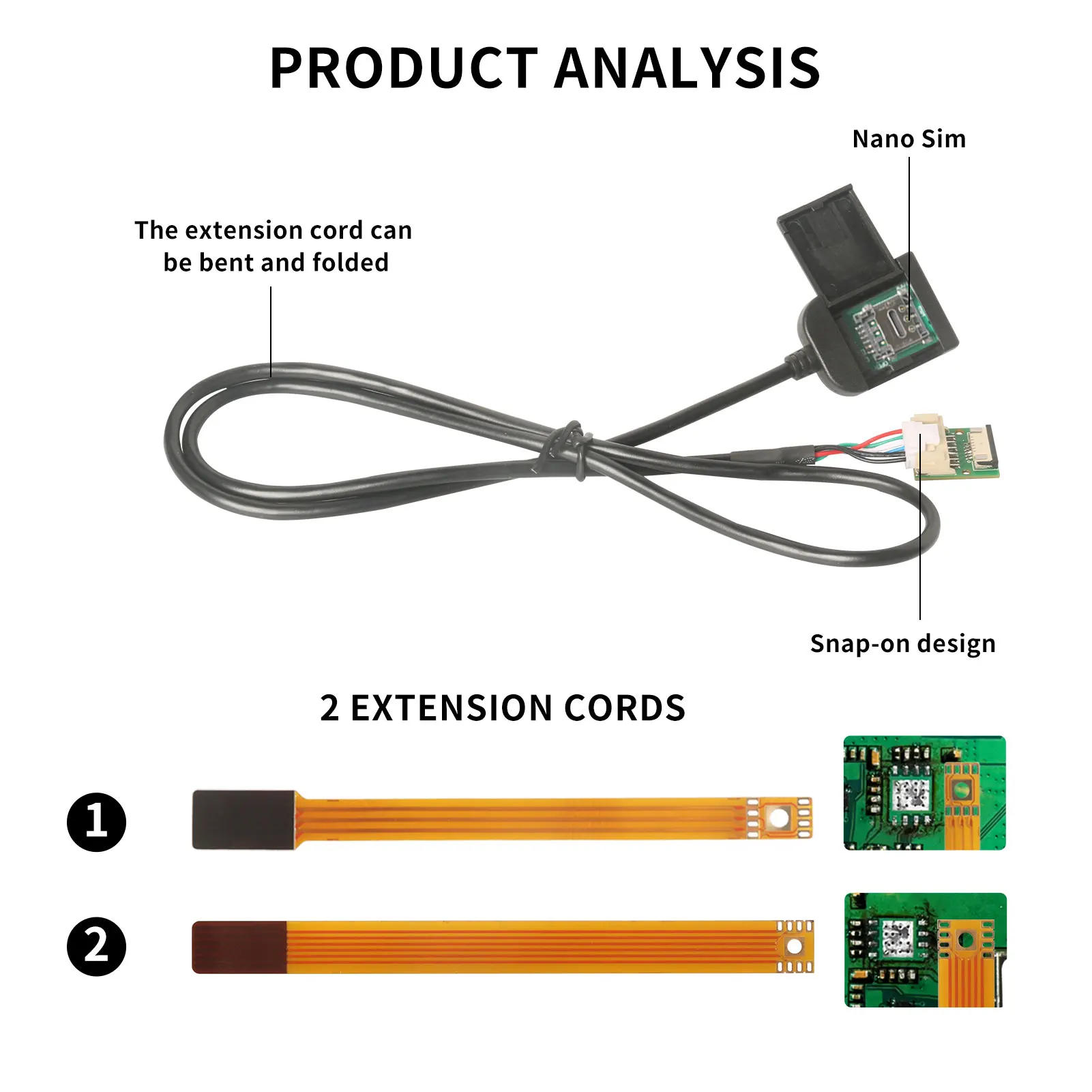 أندرويد سيارة الوسائط المتعددة GPS 4G واجهة كابل استبدال موصل فتحة السيارة بطاقة SIM مهائي كابلات قطع غيار السيارات كابل استبدال #5