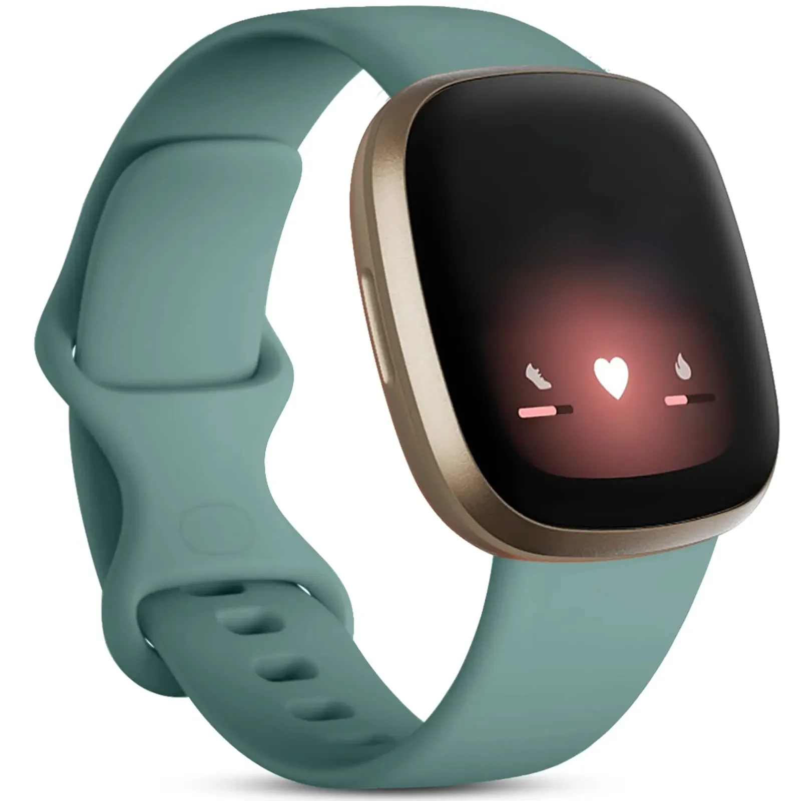 Siliconen band voor Fitbit Versa 4 3 Sense 2-band Smartwatch-accessoires vervangende correa Sportarmband Fitbit Versa 3-banden - afbeelding 2
