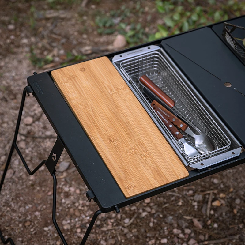 

Pandatour для кемпинга на открытом воздухе 0,5UNT, бамбуковые хлопья, легкое снаряжение, используемое соединение со столом для пикника, бамбуковые принадлежности для кемпинга IGT