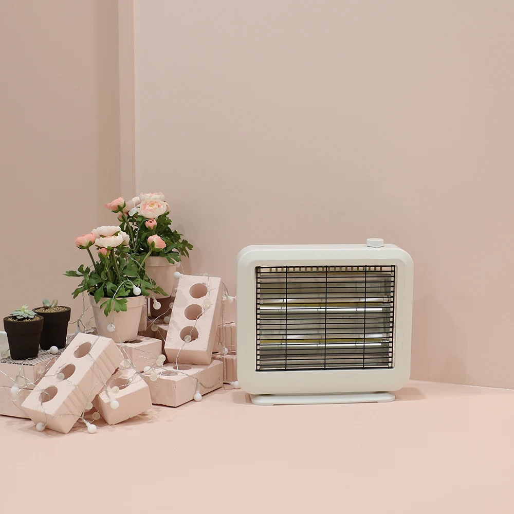 أنبوب كوارتز رينا ، موقد صغير للمكتب ، تسخين شخصي بخطوتين قابل للتعديل ، مدفأة