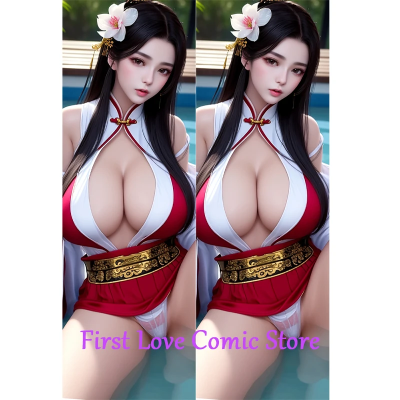 Dakimakura Anime Seduce Beautiful Women With Giant Breasts Double Sided Print Life-size Body Pillow Cover Decoration