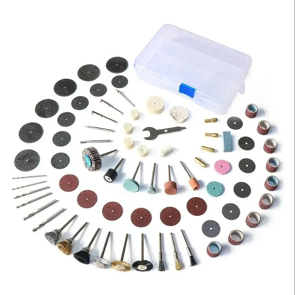 Electric Grinding Accessories Sanding Set for Dremel Metalworking Cutting Disc Rotary Tools Grinding Polishing Rust Removal Tool